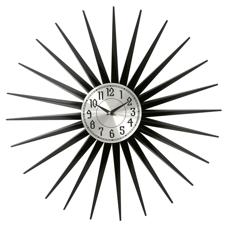 World Menagerie Oversized Mirror Wall Clock & Reviews